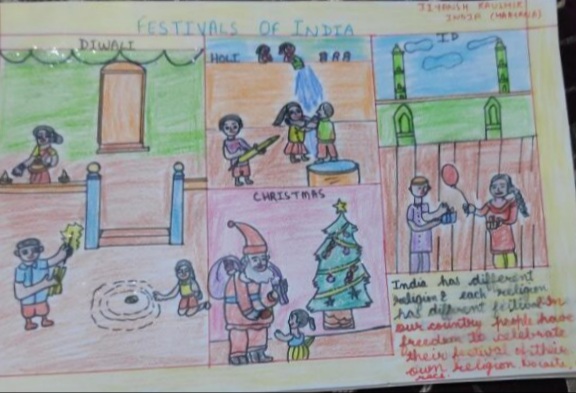 Jiyansh Kaushik - 6yrs- Festivals of India