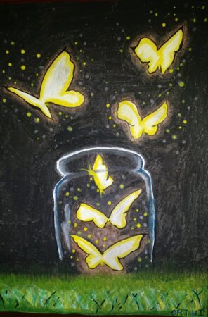 Sabrina Orthi - 13yrs - Butterfly Night Scenery
