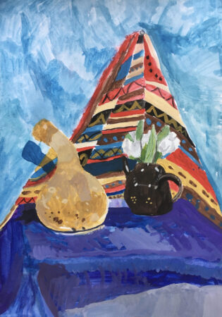 Inga Petrosyan - 11Yrs - Still Life with scarf