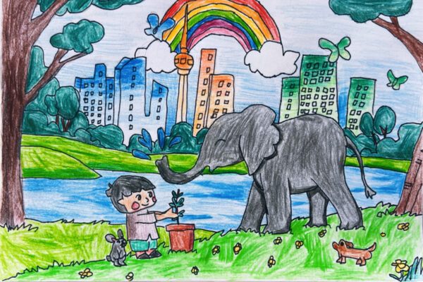 Jono Liang - 8yrs- Harmony Between Humans and Nature